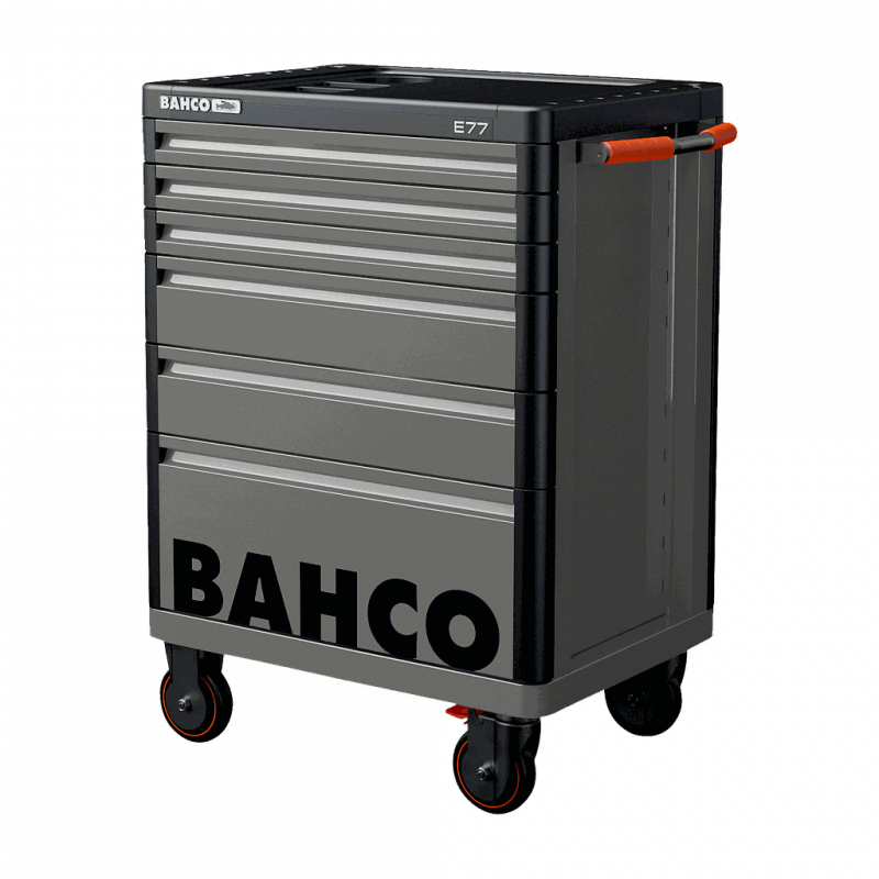 Bahco Servante storage HUB E77 26 6 tiroirs gris 976x510x820mm 1477K6GREY Kobleo