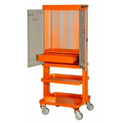 Bahco Armoire 2 portes sur roues orange 1495CD60W Kobleo