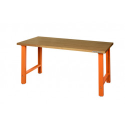 Bahco Etabli d'atelier avec plateau MDF 180 cm gris hauteur réglable 1495WBA Kobleo