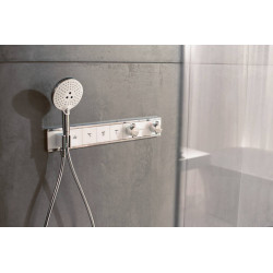 Hansgrohe Module thermostatique RainSelect encastré avec 4 fonctions noir/chromé Hansgrohe Kobleo