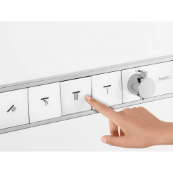Hansgrohe Module thermostatique RainSelect encastré avec 4 fonctions noir/chromé Hansgrohe Kobleo