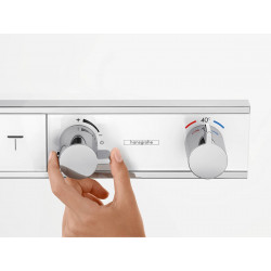 Hansgrohe Module thermostatique RainSelect encastré avec 4 fonctions noir/chromé Hansgrohe Kobleo