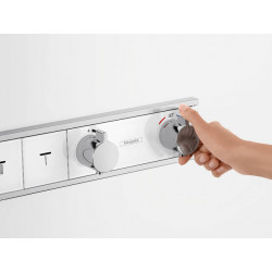 Hansgrohe Module thermostatique RainSelect encastré avec 4 fonctions noir/chromé Hansgrohe Kobleo