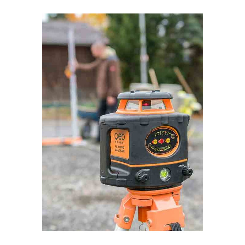 Geo Fennel Laser rotatif simple pente 600m classe 2 FL 300HV-G EasyGRADE+FR 77-MM Kobleo Geo Fennel Laser rotatif simple pente 600m classe 2 FL 300HV-G EasyGRADE+FR 77-MM Kobleo