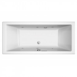 Allibert Baignoire balnéo système Essentia 180x80x515-525cm 16 buses coloris bl Kobleo