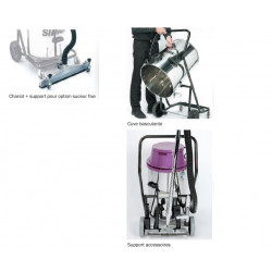 Sidamo Aspirateur eau et poussières Jet60 2x1200W 50L Sidamo Kobleo