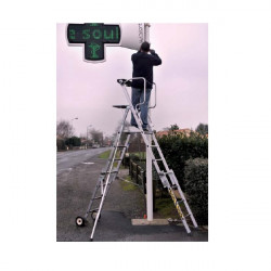 Centaure Plateforme de travail télescopique 4 7 marches PL SCOP Kobleo