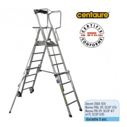 Centaure Plateforme de travail télescopique 6 9 marches PL SCOP Kobleo