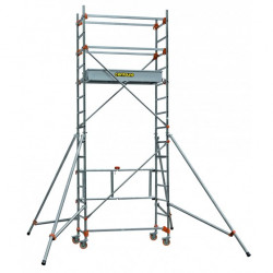Centaure Echafaudage roulant Aluminium base standard 1 niveau H 380 m SERENITE  Kobleo