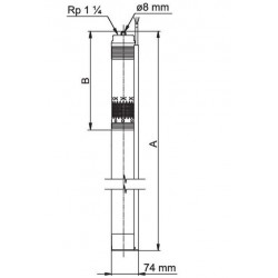Grundfos Pompe immergée 1140W 3,5 m³/h SQ 3-55 Grundfos Kobleo