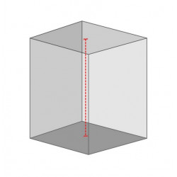 Metrica Laser rotatif portée 500 m IP54 INCLIGRAD 2 61345 Metrica Kobleo