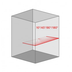 Metrica Laser rotatif portée 500 m IP54 INCLIGRAD 2 61345 Metrica Kobleo