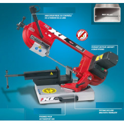 Femi Scie à ruban acier 1600W L:1735mm Diam152mm 785XL Kobleo