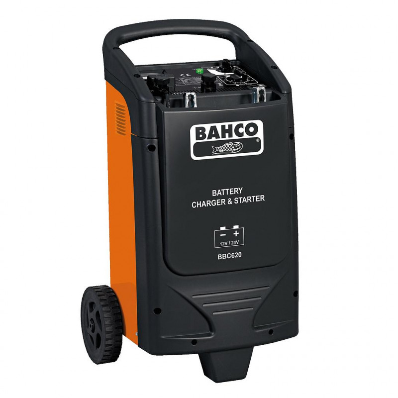 Bahco Chargeur démarreur automatique de batterie sur roues 12/24 V 1550 Ah B Kobleo
