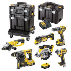 DeWalt Pack 6 outils XR 18V Li-Ion 5Ah DCK654P3T Kobleo