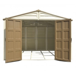 Duramax Abri de jardin DUWS1010PR en pvc woodstyle premium 10,56m2 Duramax Kobleo