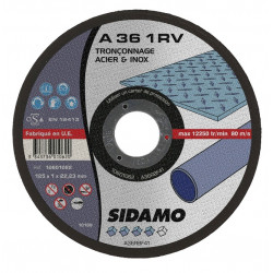 Sidamo 25 Disques à tronçonner Ultra Acier Inox D.125 X 1 X 22,23 Sidamo Kobleo