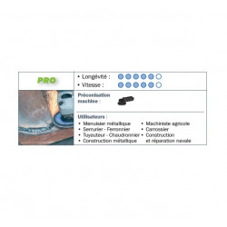 Sidamo 10 Disques Lamelles Lamdisc Convex D.180 X 22,23 Z 80 Supp. Fibre Kobleo