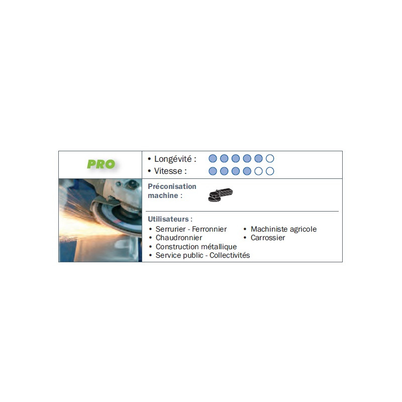Sidamo 10 Disques Lamelles Lamdisc Conv. D.125x22,23 A 40 Support Fibre Kobleo Sidamo 10 Disques Lamelles Lamdisc Conv. D.125x22,23 A 40 Support Fibre Kobleo