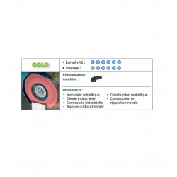 Sidamo 10 Disques Lamelles Lamextra Conv. D.125 X 22,23 Cr 80 Supp Fibre Kobleo