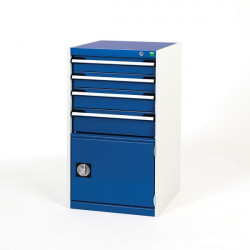 Bott Armoire 1 porte,4 tiroirsh:1000mm et larg:525mm Bott Kobleo