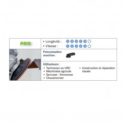 Sidamo 5 Disques semi-flexible Sidaflex D180x22,23mm A 24 corindon Sidamo Kobleo