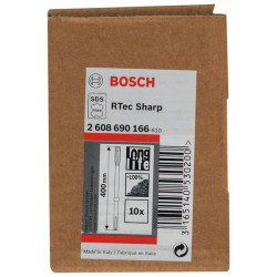Bosch 10 Burins plats RTec Sharp 400x25mm SDS max 2608690166 Bosch Kobleo