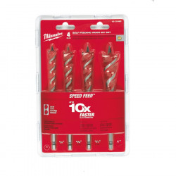 Milwaukee 4 Mèches spirales Speed Feed 48130400 Milwaukee Kobleo