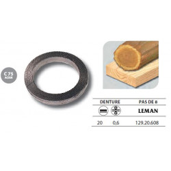 Leman 1 Rouleau de 50 mètres Lame scie à ruban en acier C75 20x06 pas de 8 1 Leman Kobleo