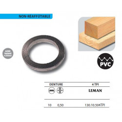 Leman 1 Rouleau de 50 mètres Lame scie à ruban en acier trempé Flexback 10x0 Leman Kobleo