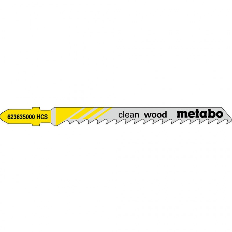 Metabo 3 Lames de scie sauteuse «clean wood» HCS 74/ 4 mm Kobleo
