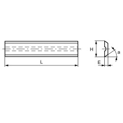 Sidamo 10 Plaquettes Carbure Reversible 20 X 5.5 X 1.1 4 Coupes Kobleo