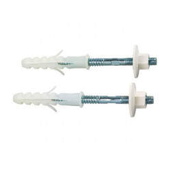 Ram 4 Fixations pour chauffe-eau avec écrou nylon 14 x 80 mm Kobleo