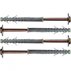 Fischer 4 Fixations BOH pour chauffe-eau sur matériaux creux 14 x 100 mm 83512 Fischer Kobleo
