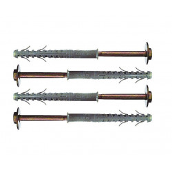 Fischer 4 Fixations BOH pour chauffe-eau sur matériaux creux 14 x 135 mm 83512 Fischer Kobleo