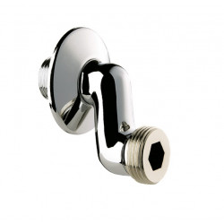 Delabie 2 raccords excentrés contre-coudé entraxe 32mm M1/2 M3/4 laiton chro Kobleo