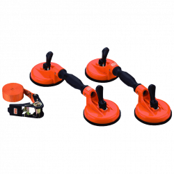 Bahco 2 ventouses doubles et sangle BBS150 Bahco Kobleo