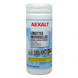 Aexalt 40 lingettes nettoyantes et lustrantes en boîte LINGETTES UNIVERSELLES Kobleo