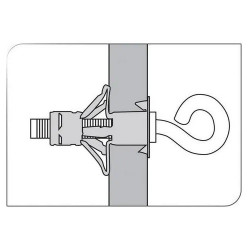 Scell-it 25 Pitons à embase métal PAE0670 M6x70mm Scell-It Kobleo