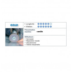 Sidamo 50 Disques à tronçonner Ultra Pn Acier Inox D.76 X 1 X 10 Sidamo Kobleo