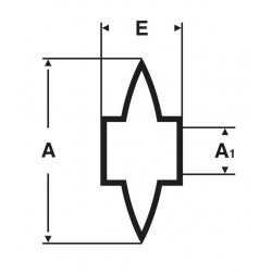 Virax 5 molettes pour coupe-tube fonte grise 30 x 9 x 18,75 mm Kobleo