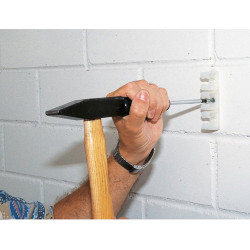 Fischer 50 Chevilles à frapper N-Z collerette fraisée 100mm Kobleo