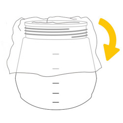 Wagner 5 pièces de protection pour réservoir pour pistolets basse pression Kobleo