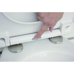 Olfa Abattant Auto Clip Blanc Kobleo