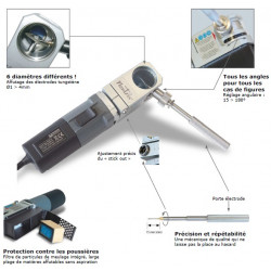 Gys Affuteur électrode tungstène TIG WAG 40 Gys Kobleo