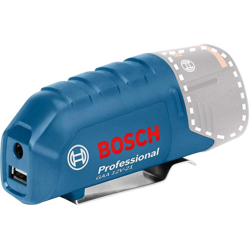 Bosch Professional Adaptateur de charge USB compact 12 V 21 A sans batterie ni chargeur G Kobleo