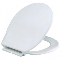 Siamp Abattant Monaco en polypropylène antistatique Double blanc 48 7101 01 Siamp Kobleo