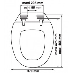 Olfa Abattant Saphir blanc Kobleo