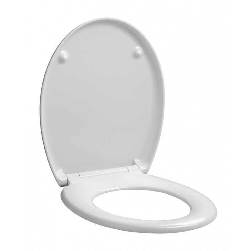 Allibert - Abattant WC déclipsable couvercle recouvrant Blanc STABILITY