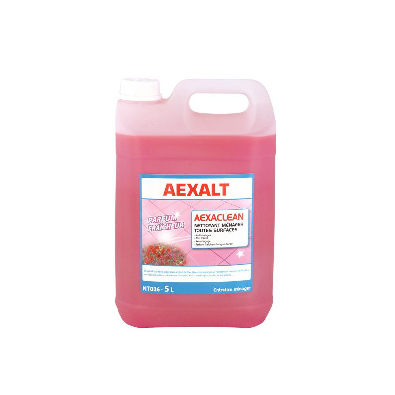 Aexalt AEXACLEAN nettoyant ménager toutes surfaces parfum fraîcheur 5 L Kobleo